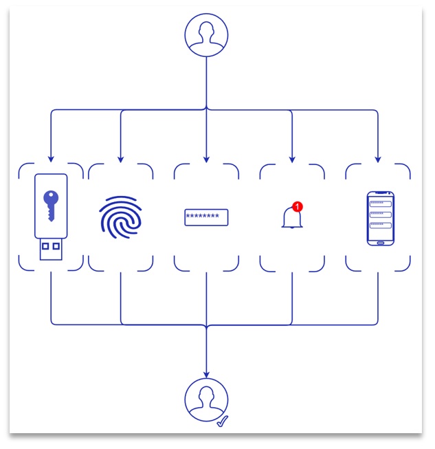 Offer different authenticators